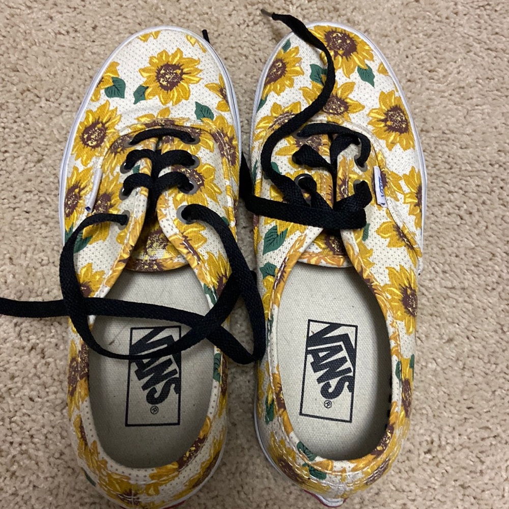 Womens Sunflower Vans
